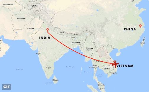 Delhi to Hanoi